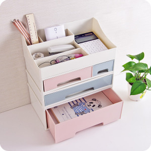 抽屉式化妆品收纳盒桌面整理盒