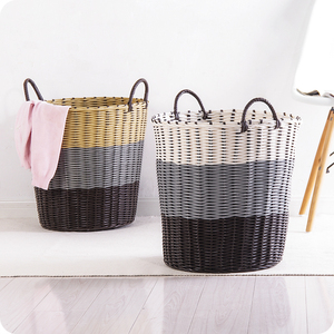 加大号塑料编织脏衣篮