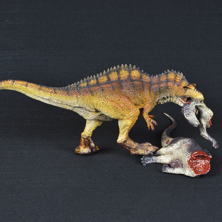 儿童实心动物模型玩具侏罗纪4恐龙世界高脊龙高棘