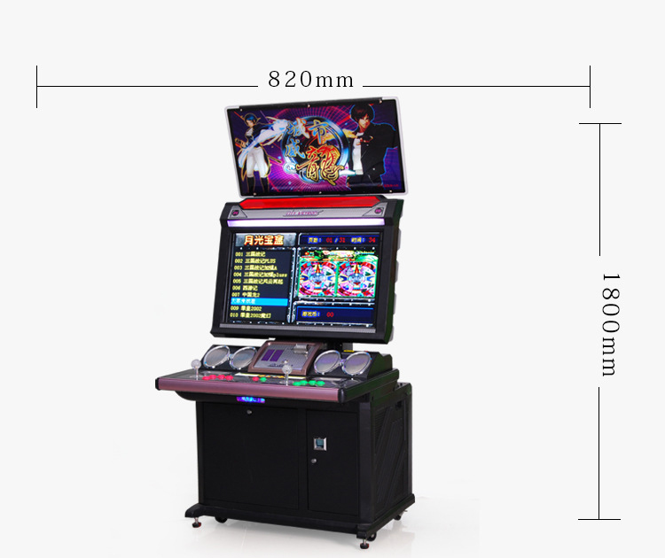 大型32寸格斗街机拳皇拳王街头争霸月光宝盒摇杆游艺设备游戏机