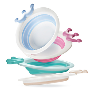 蒂爱婴儿折叠脸盆