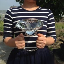 水晶超大钻戒钻石大戒指婚庆布景道具情人节求婚送朋友送闺蜜礼物