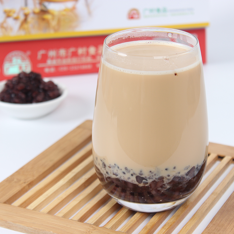 广禧血糯米900g开罐即食紫米黑米罐头阿姨奶茶coco连锁店专用原料