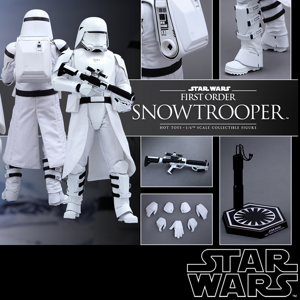 hottoys ht 星球大战 雪地暴风兵1:6 比例珍藏人偶