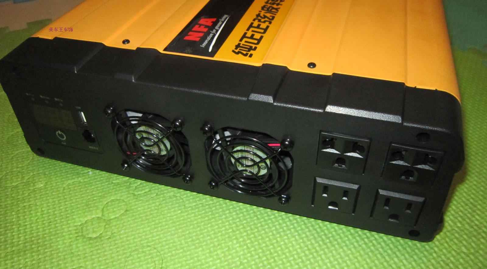 汽车逆变器12v变220v,家用逆变器12v变220v nfa 纽福克斯12v/24v转220v 3000w纯正弦波车载逆变器/电源转换器