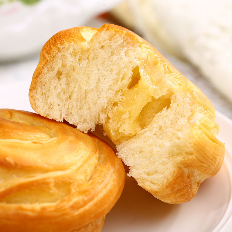 其妙奶油夹心手撕面包1000g整箱零食早餐小面包美味小吃糕点点心