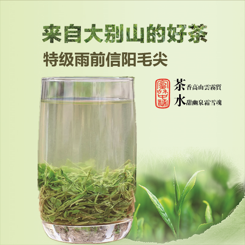 信阳毛尖2016新茶绿茶雨前特级浓香春茶自产自销散装250g礼盒茶叶