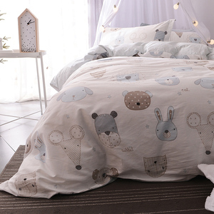 全棉卡通印花四件套