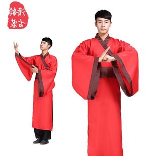 新款汉服古装男汉服男士曲裾臣子官服汉朝大臣书生礼仪之邦汉服男