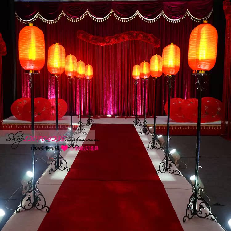 中式婚礼路引灯笼_特价|包邮_中式婚礼新娘婚