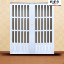 折叠门豪华门玻璃门室内门厨房门阳台隔断门衣柜门浴室推拉门 pvc