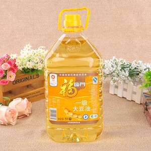 福临门一级大豆油5L\/桶色拉油营养丰富健康食