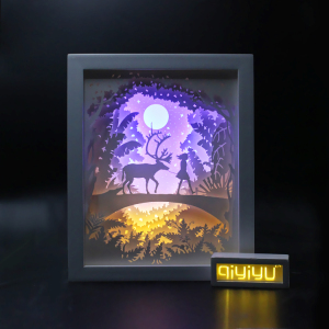 创意diy光影纸雕灯