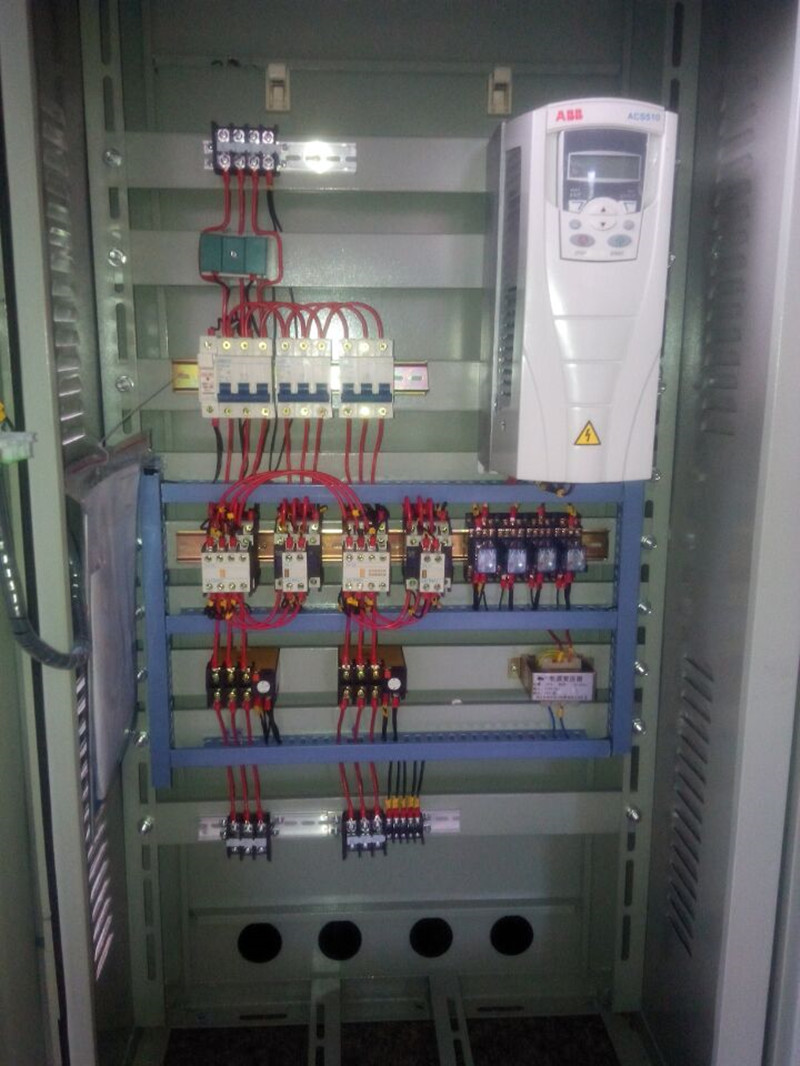 abb变频控制柜/消防生活水泵abb变频控制柜/配电箱 一控二 2.2kw