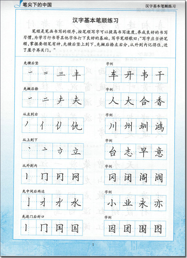 钢笔字帖楷书 笔尖下的中国 最美中国词 李放鸣 书写中国硬笔临摹字贴