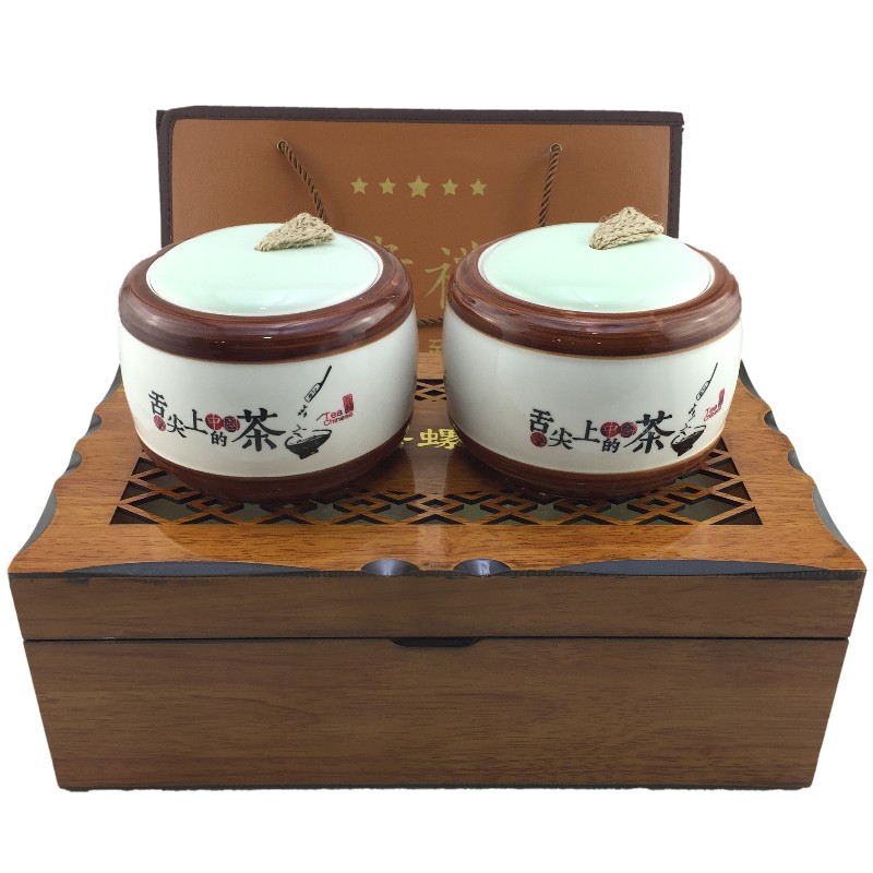 2016明前特级碧螺春茶叶新茶苏州洞庭山瓷罐装礼盒装250克包邮