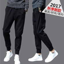 子青年运动裤 长裤 休闲裤 200斤可穿下修身 胖子加肥加大码 秋季男士