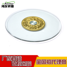 包邮 家用大圆桌旋转饭桌园台面玻璃转盘底座圆盘 餐桌转盘钢化玻璃