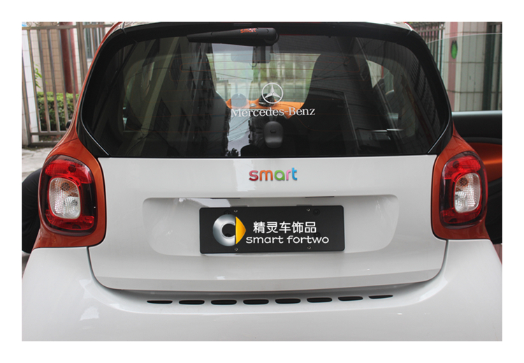 15-16年新款奔驰smart标志 4门forfour后尾箱贴标 后标3d立体贴标