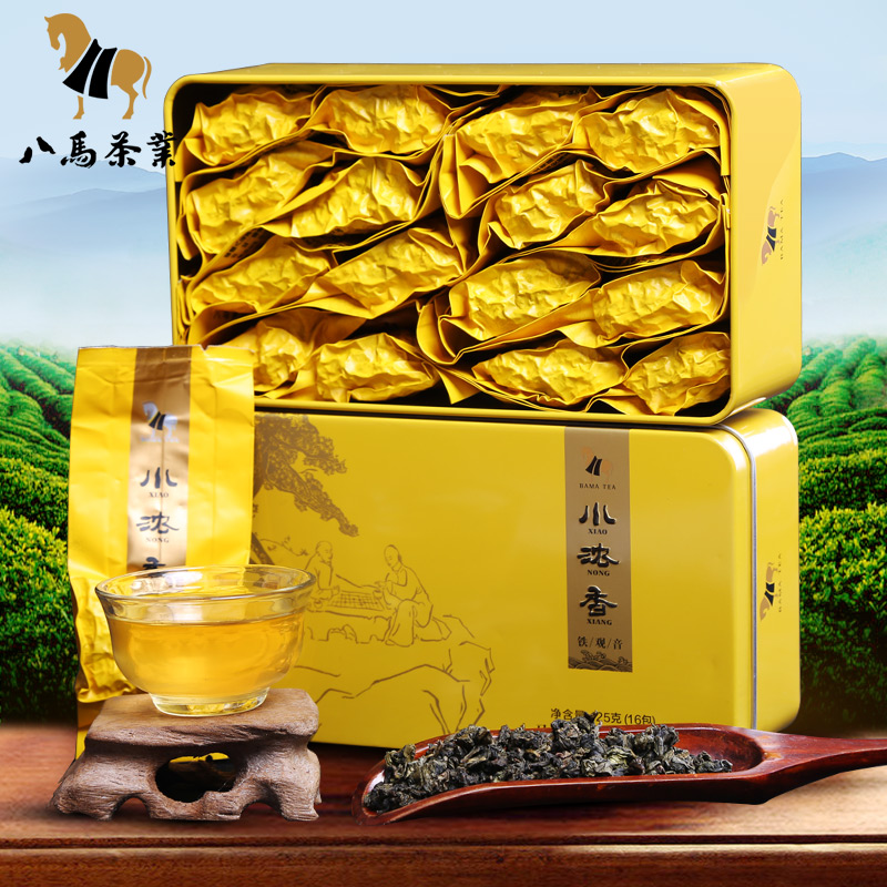 八马茶业 铁观音茶叶  浓香型 小浓香3号安溪乌龙茶125g/盒