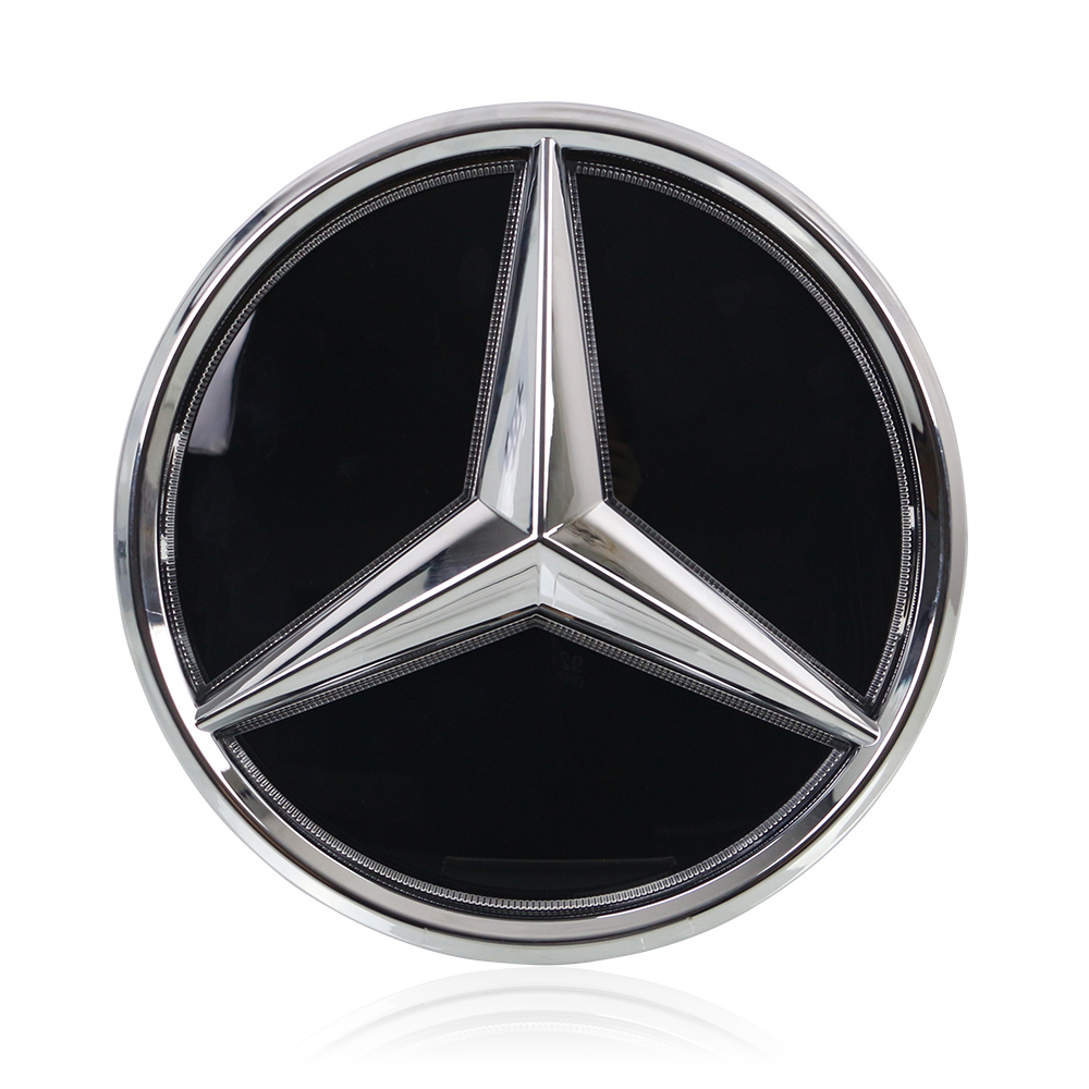 专用于奔驰glc gle gls 200 260级中网发光标 镜面大车标志 改装