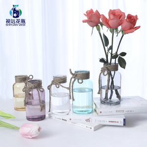 清新彩色小花瓶摆设