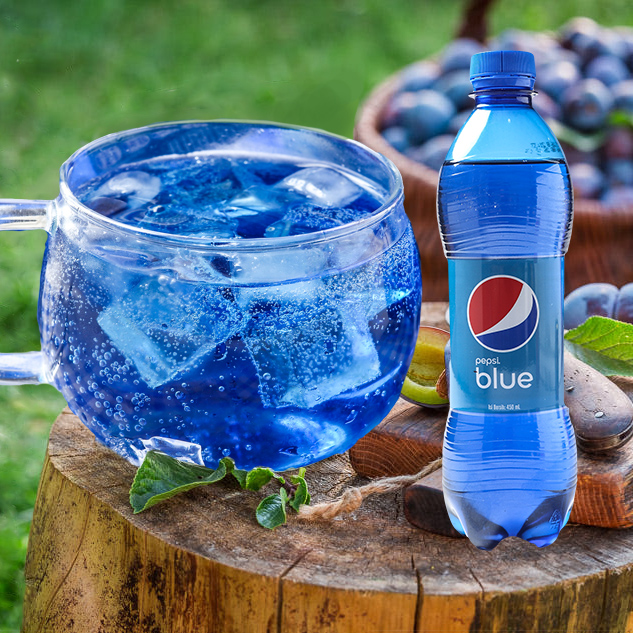 1瓶包邮 印尼进口巴厘岛蓝色可乐梅子味pepsi