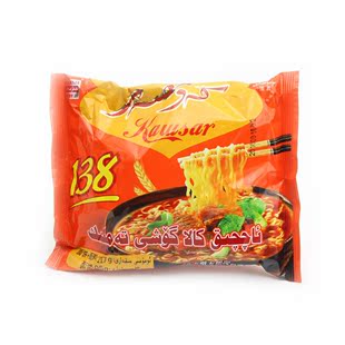 新疆特产开赛尔138清真方便面麻辣牛肉味方便面零食小吃食品120克