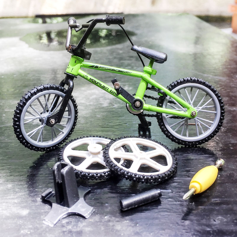 儿童合金单车玩具diy自行车模型可拆卸益智迷你仿真拼装玩具包邮
