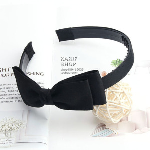 蝴蝶结发箍宽边带齿防滑