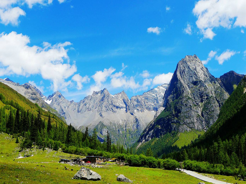 成都-四姑娘山旅游巴郎山2天1晚跟团游二日游 四川周边旅游