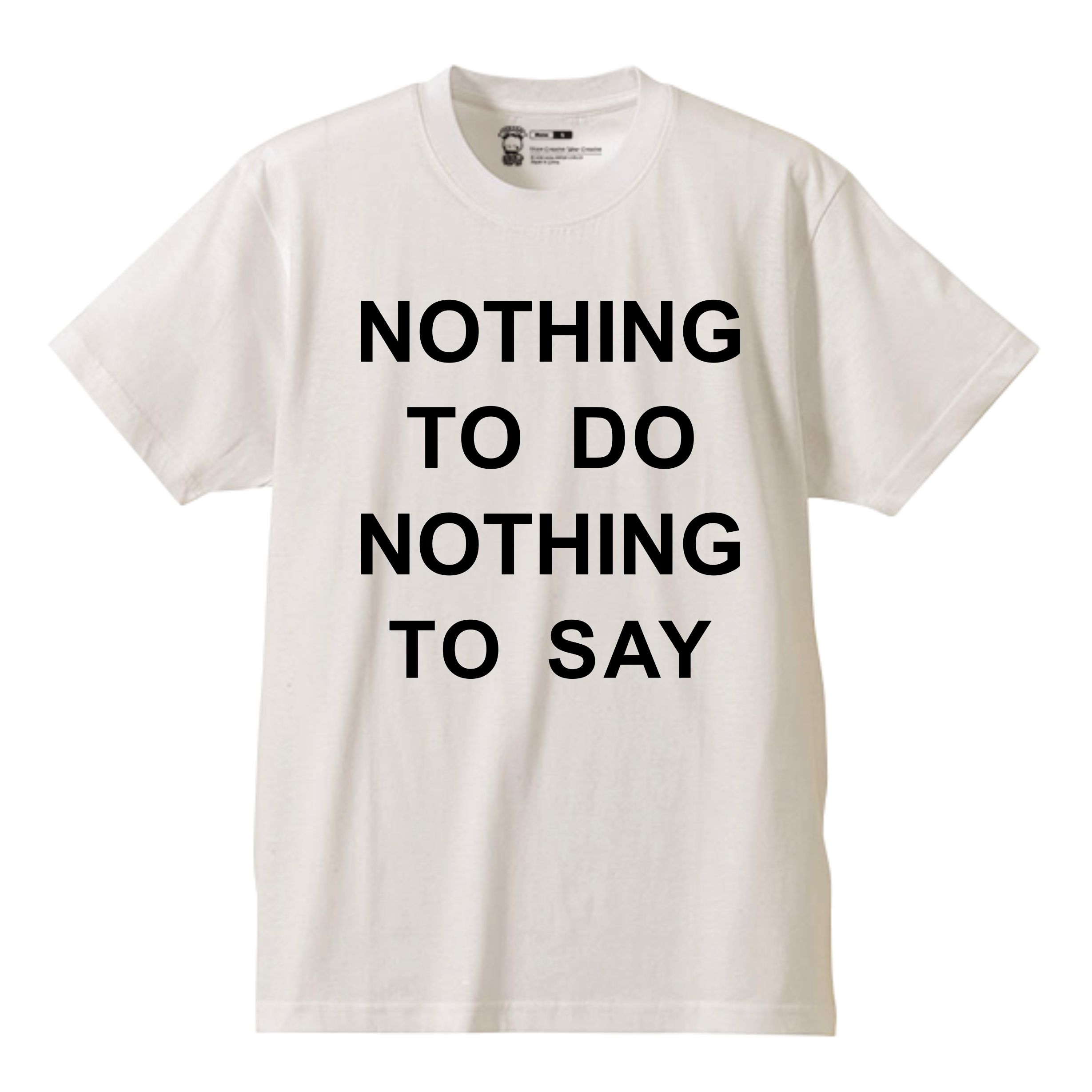 nothing to do nothing to say无话可说奥斯卡胡尔克武磊同款t恤