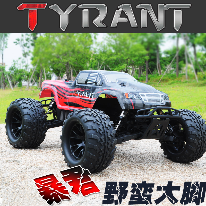 em-racing tyrant1/8 电动遥控车 暴君大脚车大f越野空翻暴力抬头