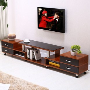 电视柜现代简约客厅家具套装欧式电视柜茶几组合背景墙伸缩小户型