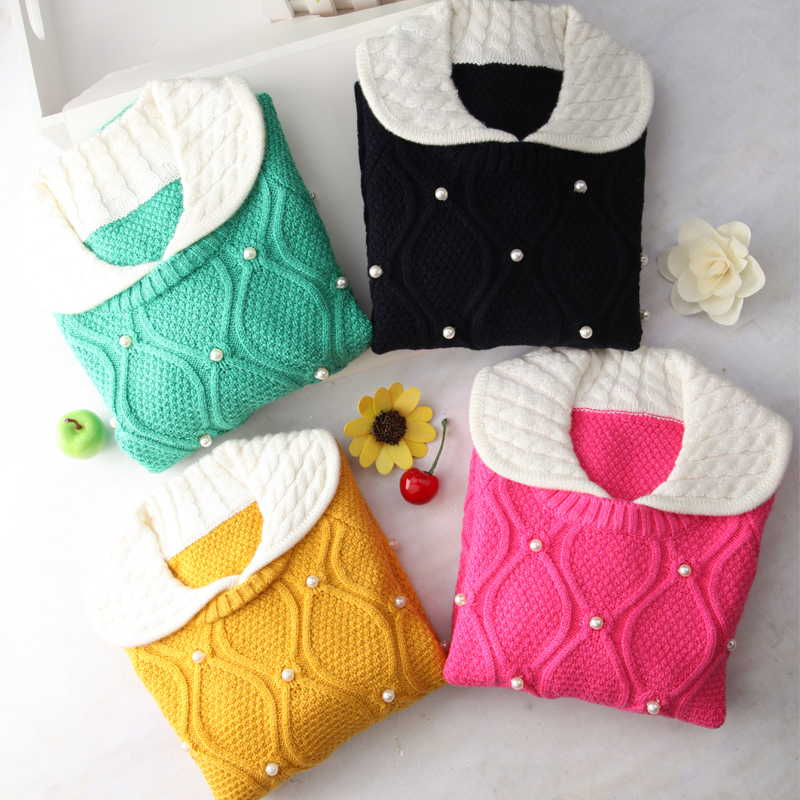 马海毛毛衣棉线春季儿童圆领针织宝宝开衫韩版