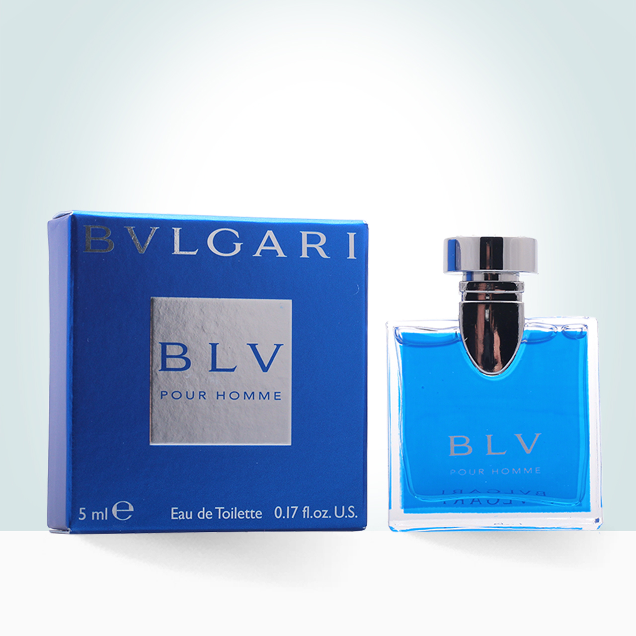 正品bvlgari/宝格丽pour homme蓝茶男士淡香水5mlq版小样木质