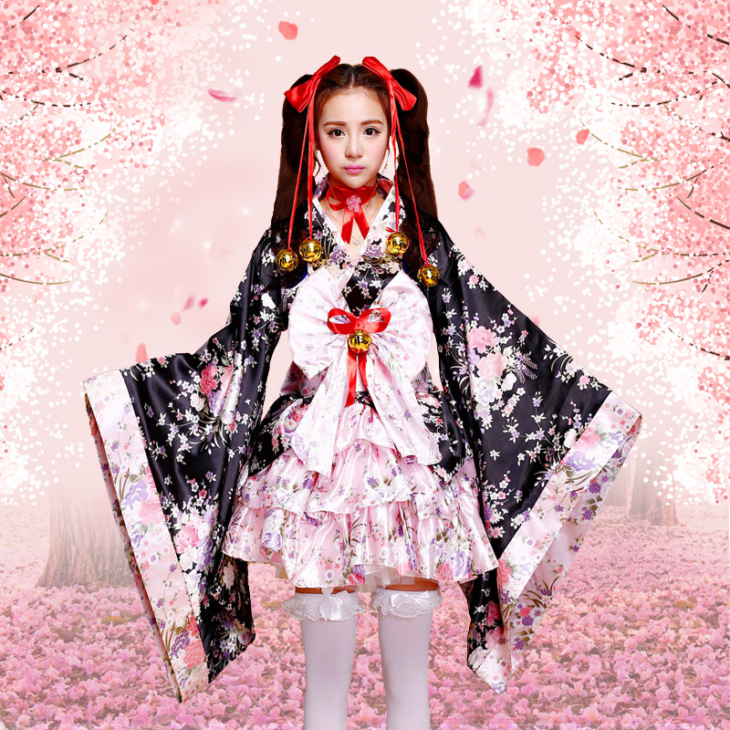 cosplay动漫服装店,古装cosplay衣服 二次元重樱花cosplay动漫服装 全套洛丽塔公主洋装可爱和服女仆装