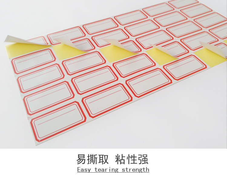 12张装 包邮 25*30mm 口取纸 手写小贴纸 资料分类不干胶标签贴纸