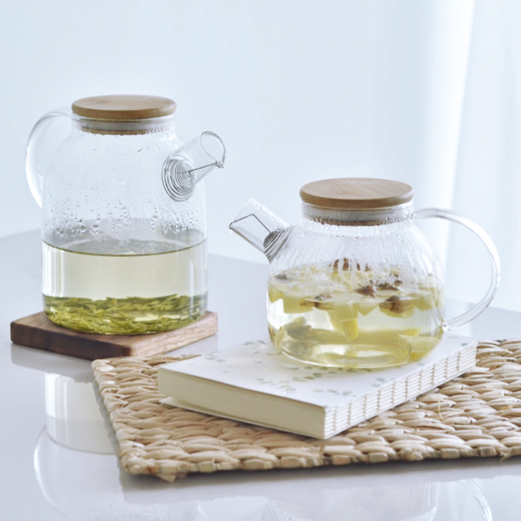 花茶壶玻璃茶具 耐热过滤玻璃壶红茶壶 冷水壶大容量耐高温泡茶壶