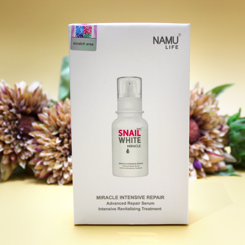 泰国正品snail white奇迹小白瓶蜗牛精华液抗皱保湿淡化细纹30ml