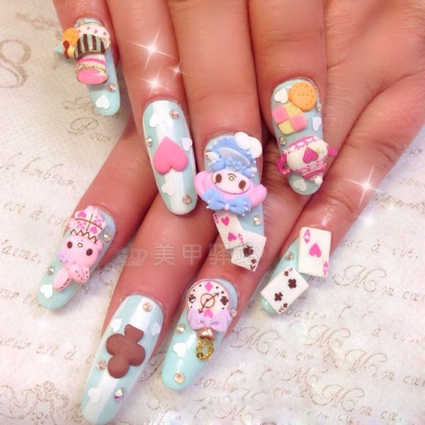 日系出口品质 雕花泥 4D立体光疗美甲雕花胶 环保无味 可爱粉瓶装-369返利网