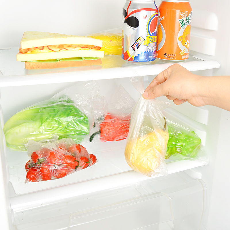 一次性抽取式果蔬保鲜袋 厨房pe保鲜袋装食品袋冰箱装