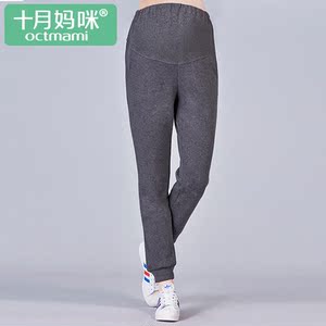 十月妈咪孕加绒加厚孕妇裤