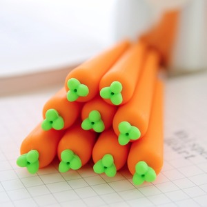 韩国创意文具胡萝卜水笔