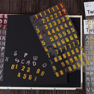 家用公司数字门牌号码贴纸立体自粘不干胶组合