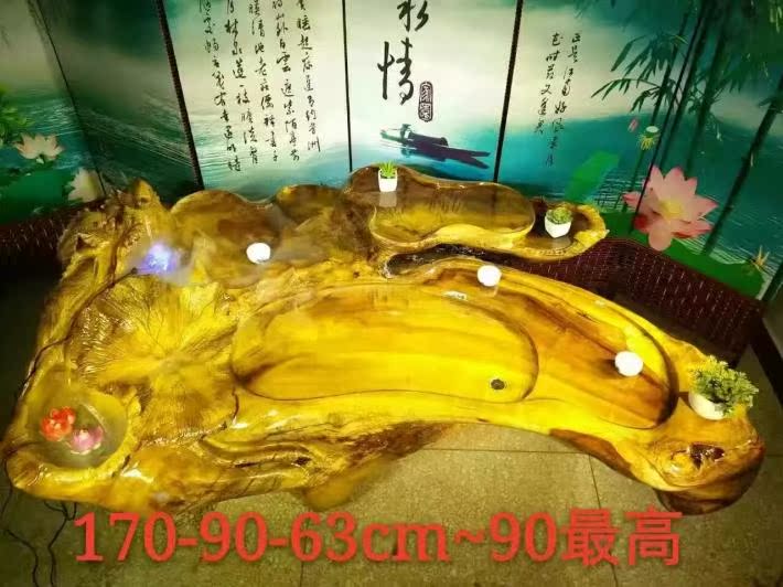 根雕茶几金丝楠木鸡翅木整体树根茶海实木功夫茶台茶桌现货