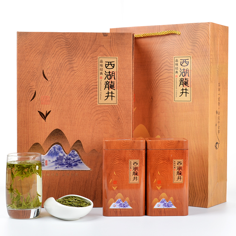 西湖龙井茶2016 新茶 礼盒装 绿茶明前一级250g茶叶春茶 茶农直销
