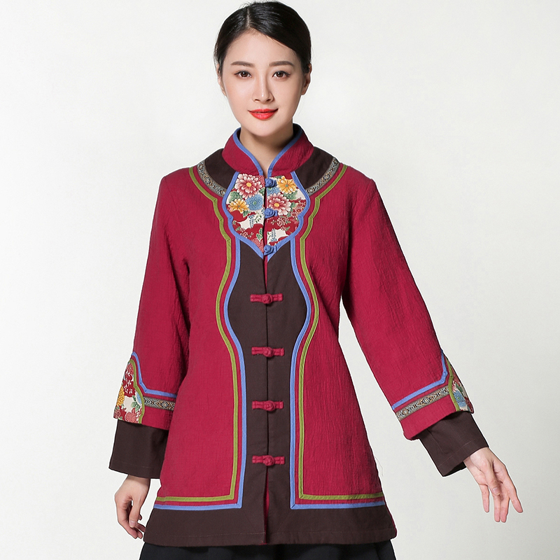 装女士嫣之然]嫣之然唐装旗袍评测 女士唐装服