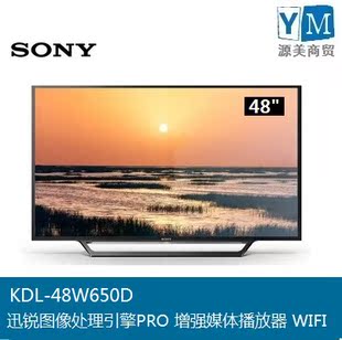 平板sony/索尼 48寸全高清wifi网络彩电液晶平板电视机 kdl-48w650d