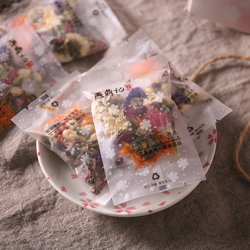 美白美容养颜玫瑰花茶组合调理内分泌泡水喝的女人养生茶桃花茶